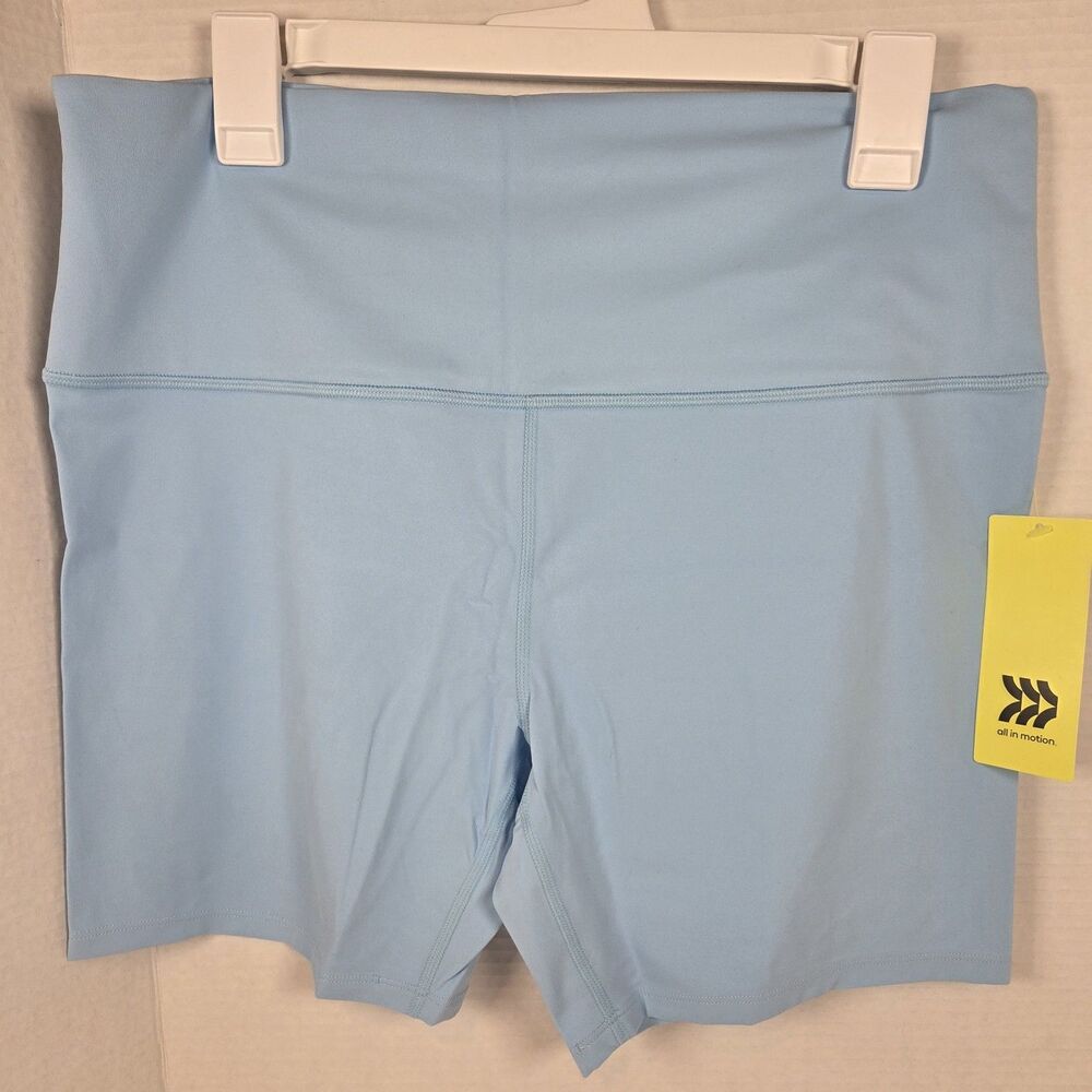 All In Motion Light Blue Bike 'Biker Shorts Soft Women's Size XL New